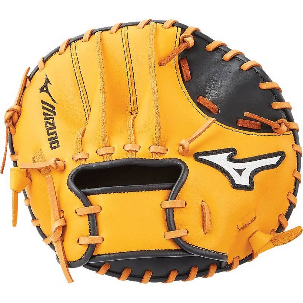 Panske Rukavice Mizuno Training Paddle Baseball Čierne Vypredaj LMGE94682